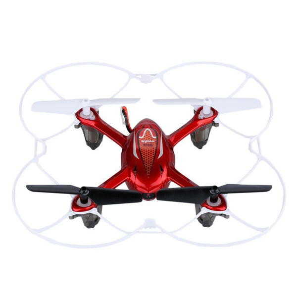Syma X11C RC Quadcopter with Camera and LED Lights - Red