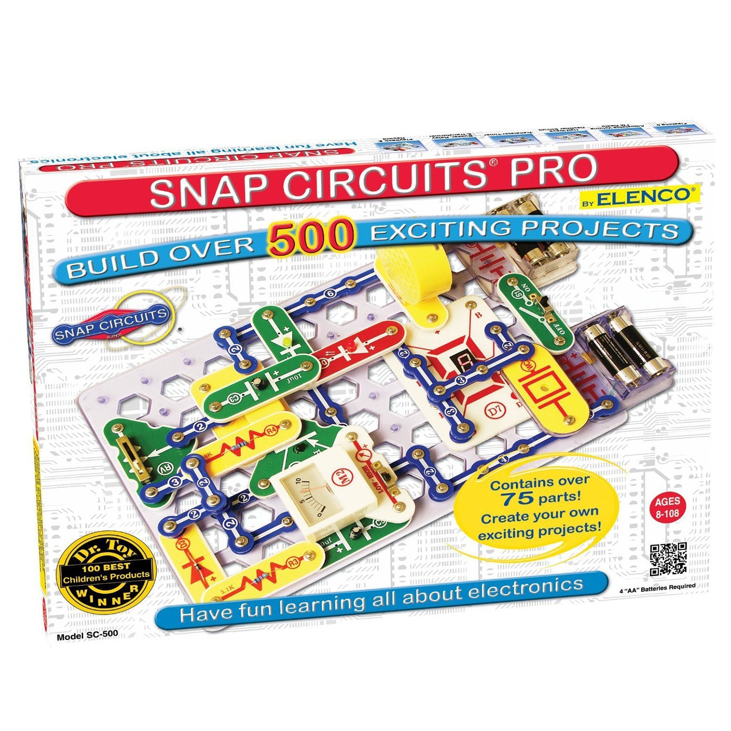Snap Circuits PRO SC-500 Electronics Discovery Kit