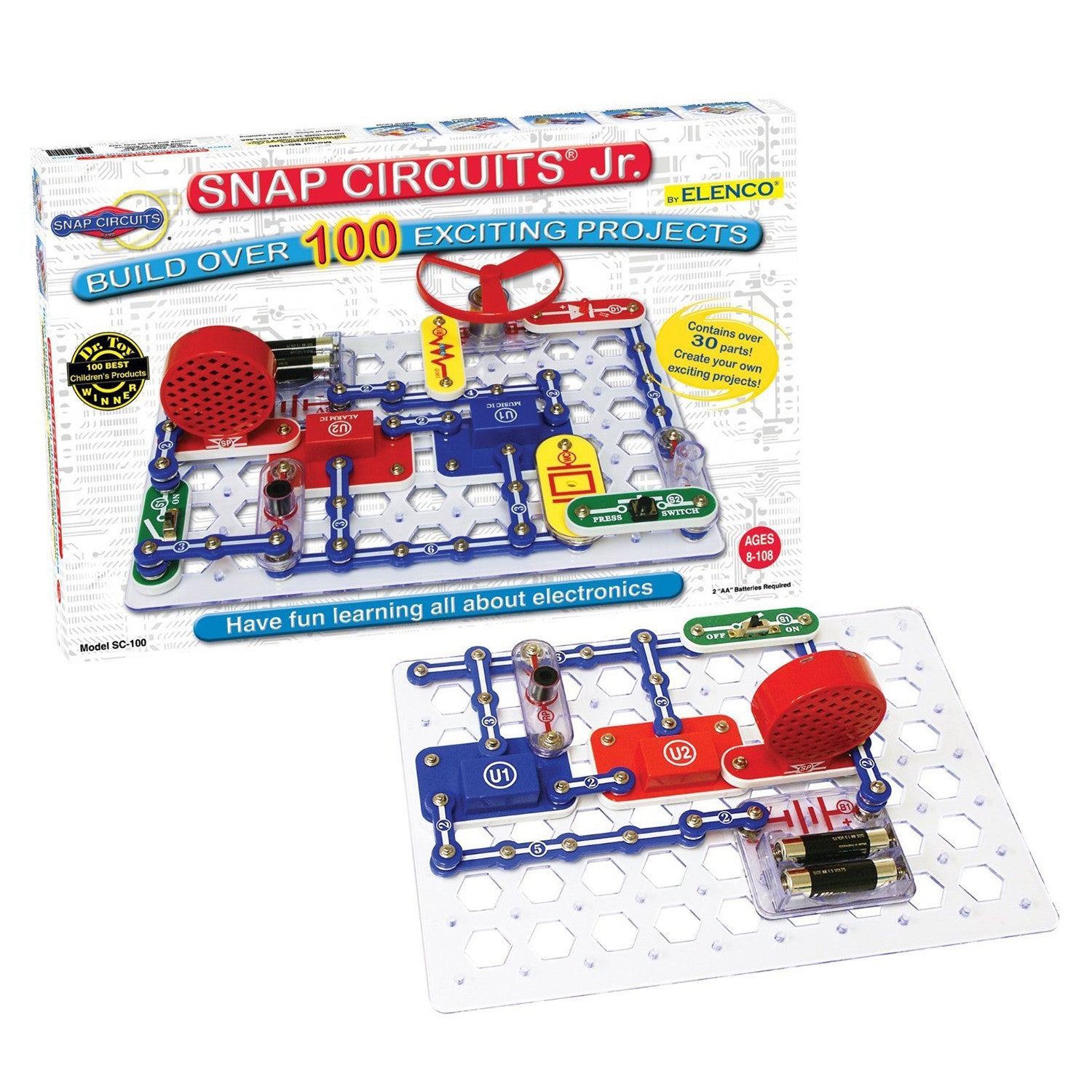 Snap Circuits Jr. SC-100 Electronics Discovery Kit