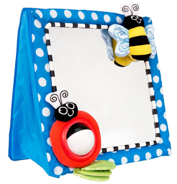 Sassy Floor Mirror, Blue