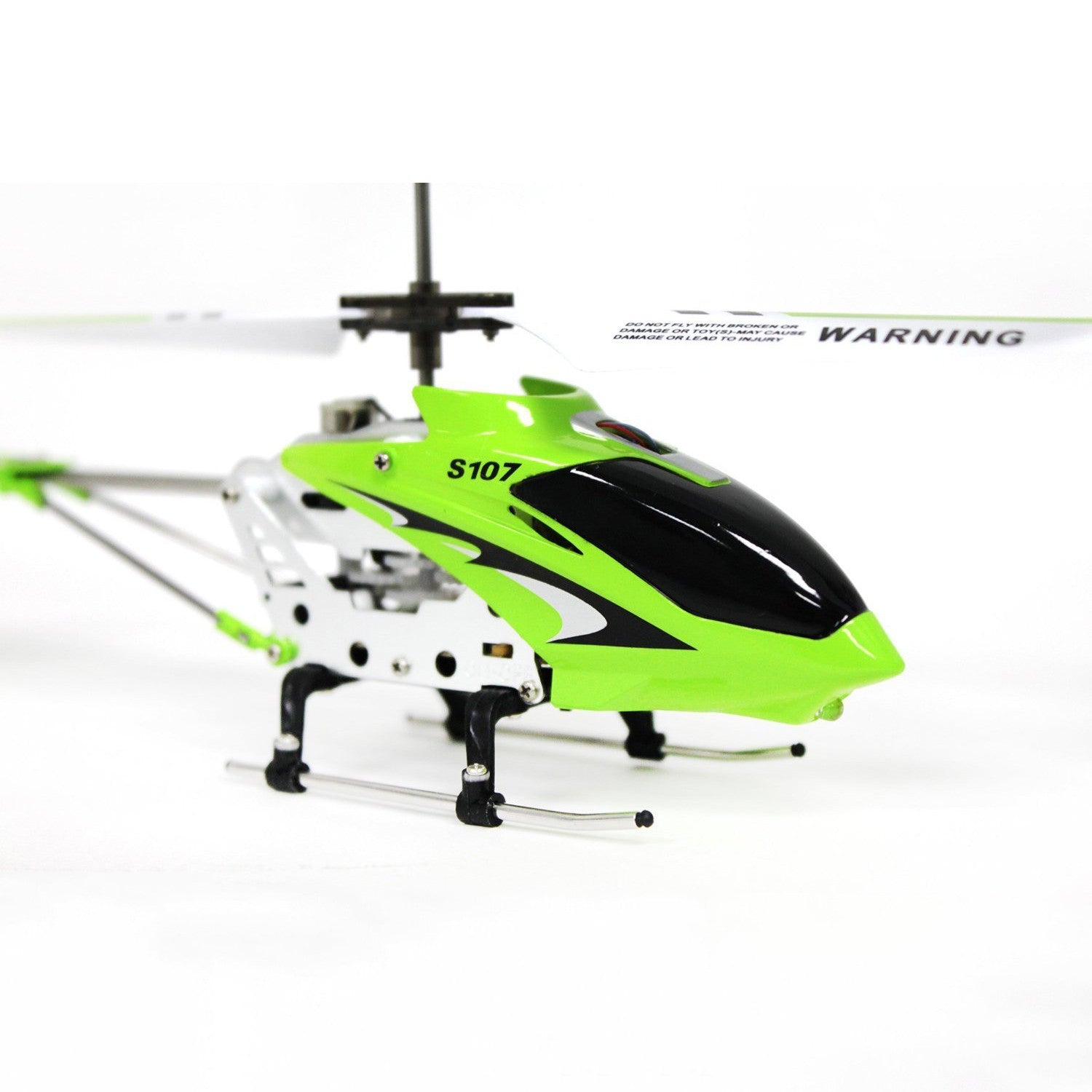 Syma S107 3 Channel RC Helicopter with Gyro, Green